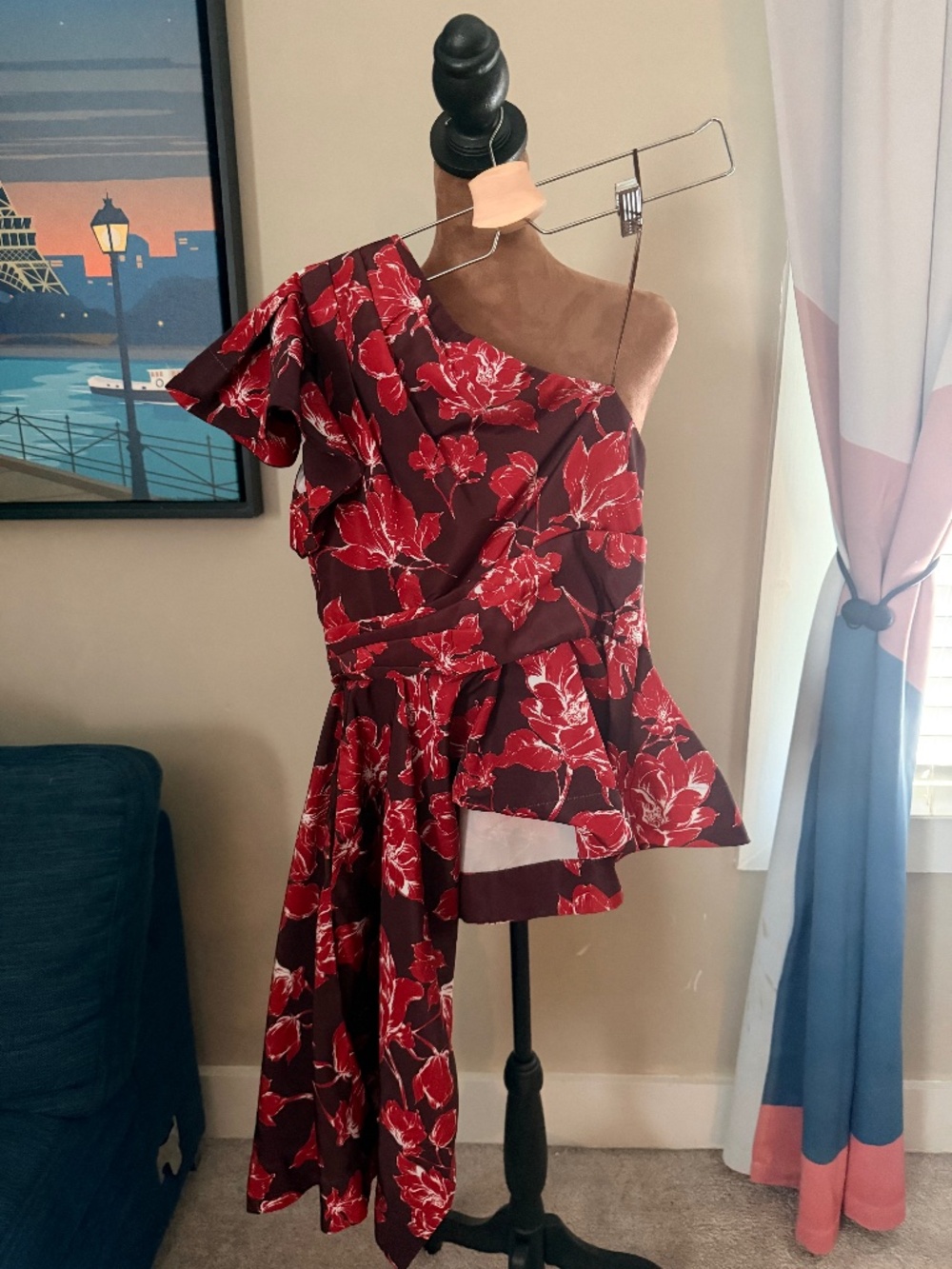 One Shoulder Fancy Top